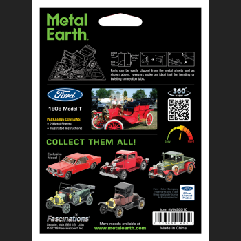 Ford 1908 Model T  - czerwony/złoty